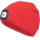 DEEL LED sapka fejlámpával piros -