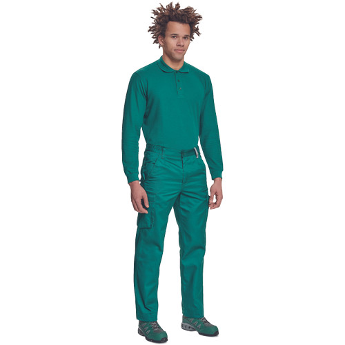 SANGU póló hosszú ujjú sötétzöld L