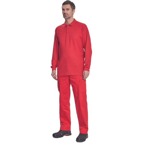 SANGU póló hosszú ujjú piros 3XL