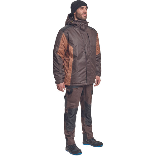 DAYBORO télikabát sötét barna XXL