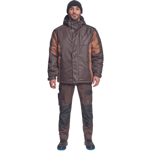 DAYBORO télikabát sötét barna XXL