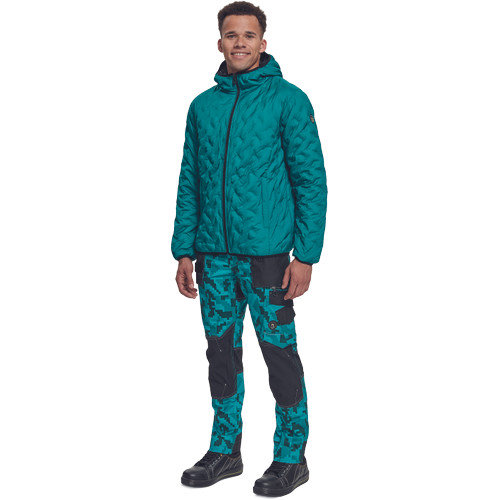 NEURUM Pehely dzseki petrolkék 4XL