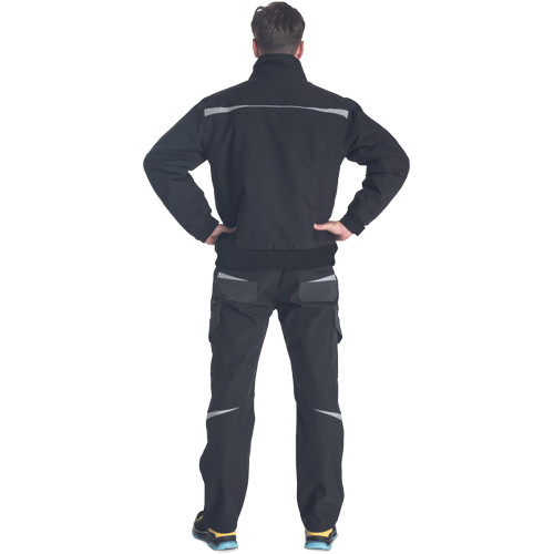 EMERTON STR téli pilóta dzseki feketeXXL