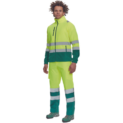 SEVILLA HV polár pulóver sárga/zöld XL