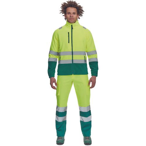 SEVILLA HV polár pulóver sárga/zöld XXL