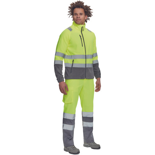 SEVILLA HV polár pulóver sárga/szürke S