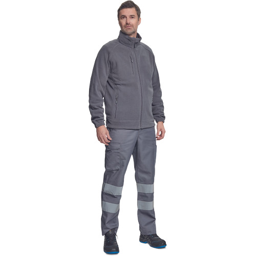 BHADRA fleece pulóver szürke L