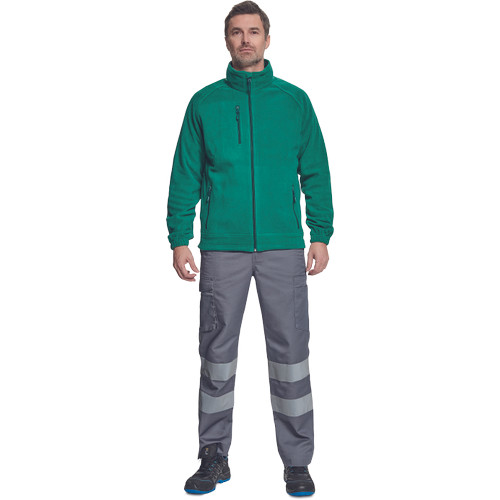 BHADRA fleece pulóver sötétzöld XS