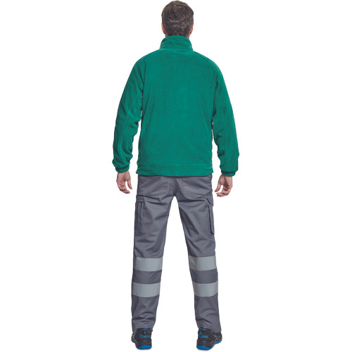 BHADRA fleece pulóver sötétzöld XXL