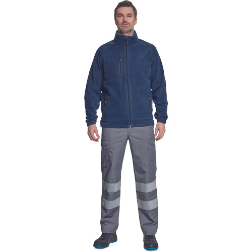 BHADRA fleece pulóver navy XS