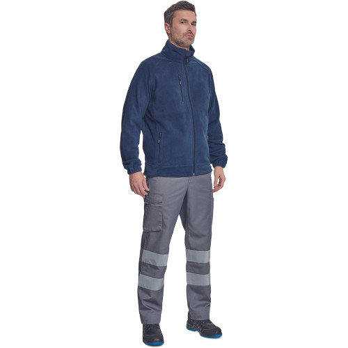 BHADRA fleece pulóver navy XS