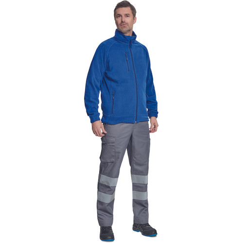 BHADRA fleece pulóver royal kék L