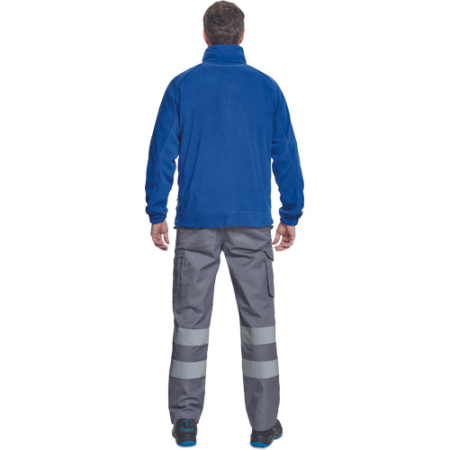 BHADRA fleece pulóver royal kék L