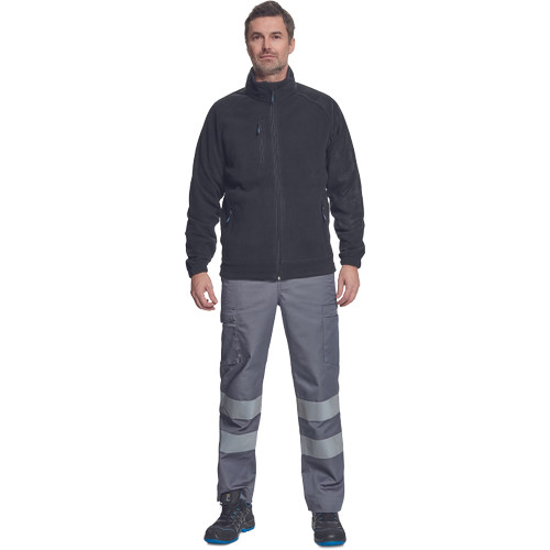 BHADRA fleece pulóver fekete S