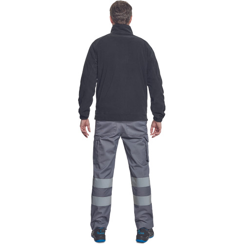 BHADRA fleece pulóver fekete M