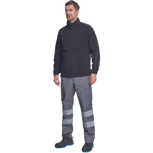 BHADRA fleece pulóver fekete XL