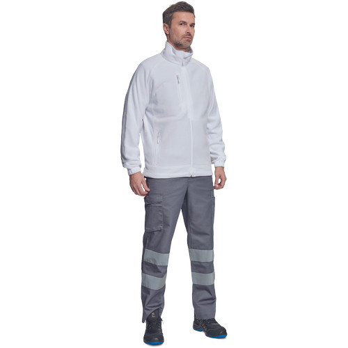 BHADRA fleece pulóver fehér L