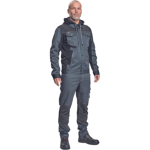 NEURUM CLS kapucnis dzseki antracit 54