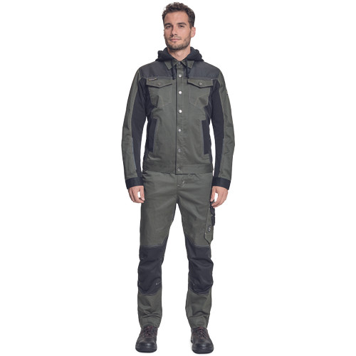 NEURUM CLS kapucnis sötét olajzöld 58