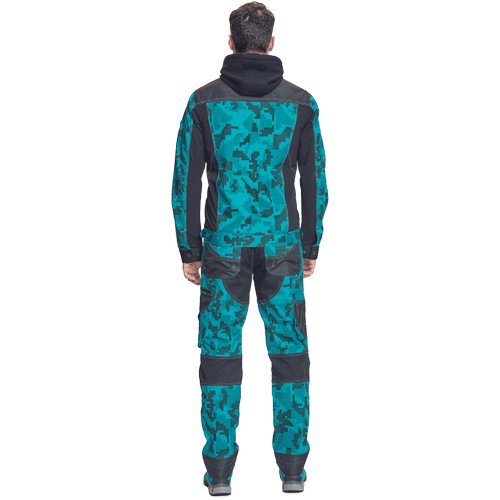 NEURUM CAMOU kapucnis dzseki petrol 54