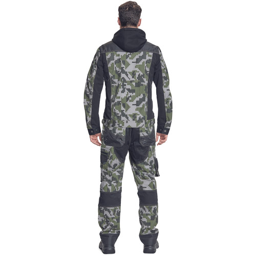 NEURUM CAMOU kapucnis dzseki olajzöld 58