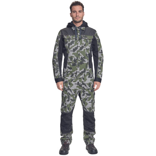 NEURUM CAMOU kapucnis dzseki olajzöld 64