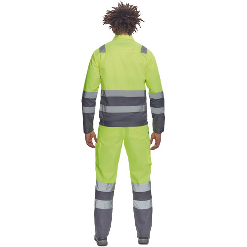 VALENCIA HV kabát sárga/navy 52