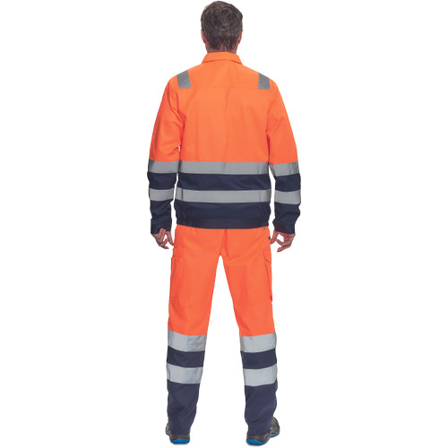 VALENCIA HV kabát narancssárga/navy 62