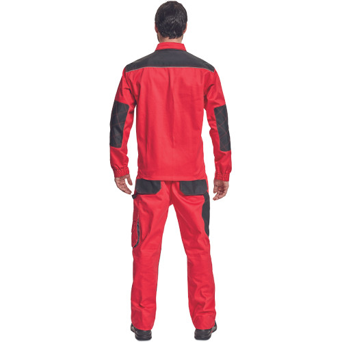 FF HANS kabát piros/antracit 46