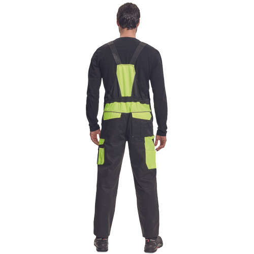 MAX VIVO mellesnadrág fekete/sárga 54