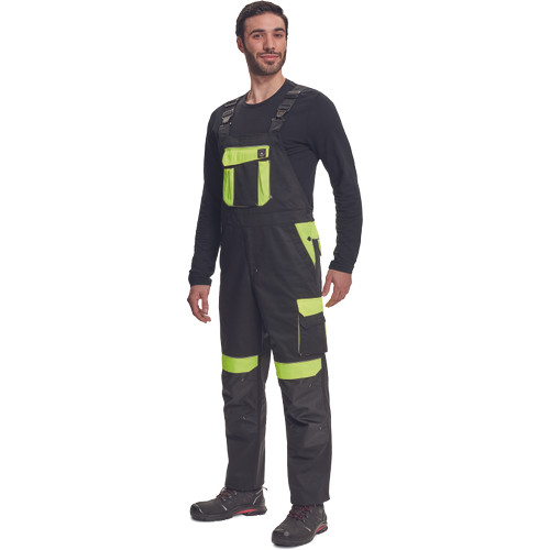 MAX VIVO mellesnadrág fekete/sárga 58