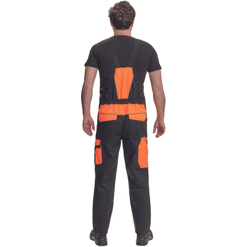 MAX VIVO mellesnadrág fekete/narancs 44