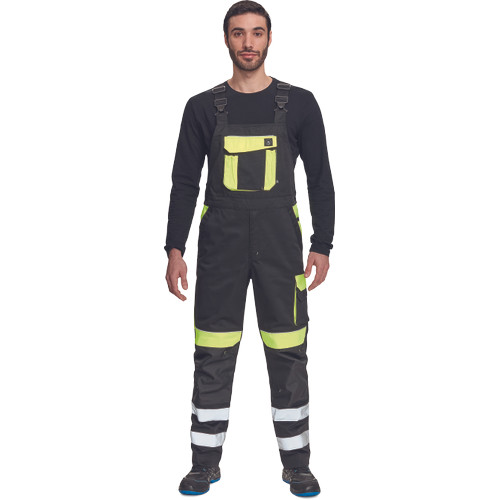 MAX VIVO RFLX mellésnadrág fek./sárga 46