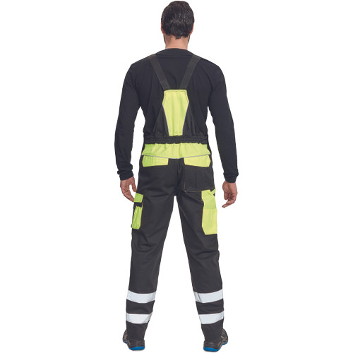 MAX VIVO RFLX mellésnadrág fek./sárga 46