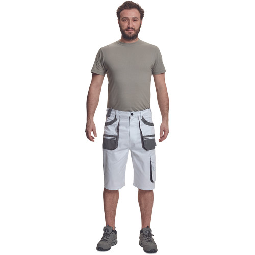 CARL rövidnadrág fehér-szürke 64