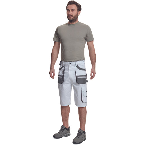 CARL rövidnadrág fehér-szürke 64