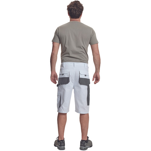 CARL rövidnadrág fehér-szürke 64