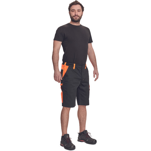 MAX VIVO rövidnadrág fekete/narancs 50