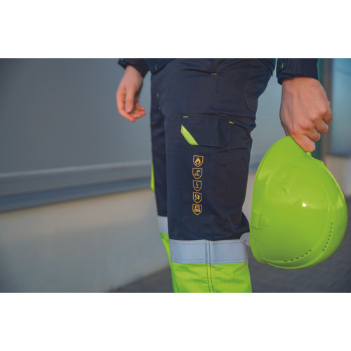 PALLADIO Hi-Vis sisak szellőzőv - sárga