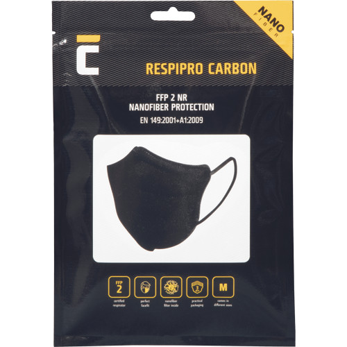 RespiPro Carbon FFP2 25db pormaszk - M