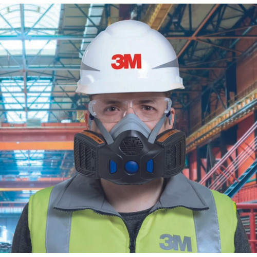 3M Secure Click HF-803SD félálarc - L