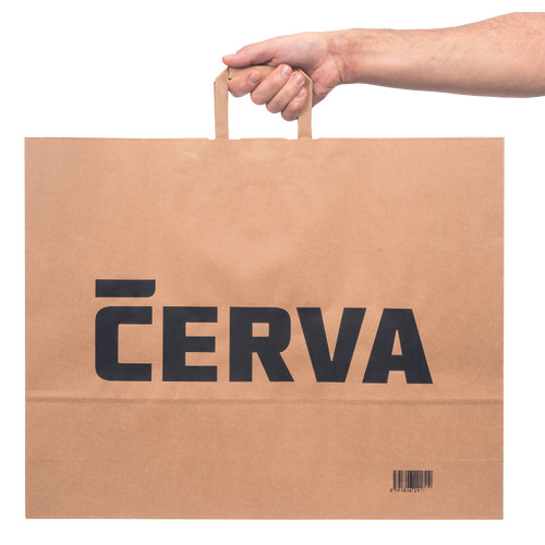 CERVA papírzacskó natúr 54x14x44 cm