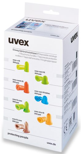 UVEX X-FIT LIME FÜLDUGÓ UTÁNTÖLTŐ SNR 37DB