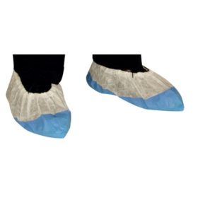   CIPŐVÉDŐ FEHÉR PP FELSŐ, KÉK  CSÚSZÁSGÁTLÓ TALPPAL CSOMAG 50