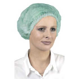 EGÉSZSÉGÜGYI CSÍKSAPKA - ZÖLD   DOBOZ 100 (csgt)