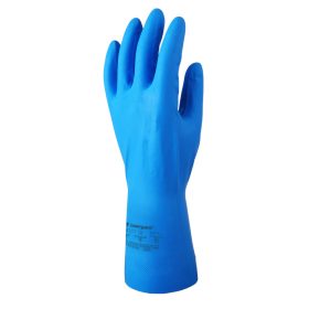   NITRIL KÉK VEGYSZERÁLLÓ KESZTYŰ,32CM/0,22MM,SIMA BELSŐ_7