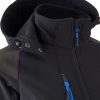 ANTILOPE NŐI SOFTSHELL DZSEKI FEKETE/KÉK_M