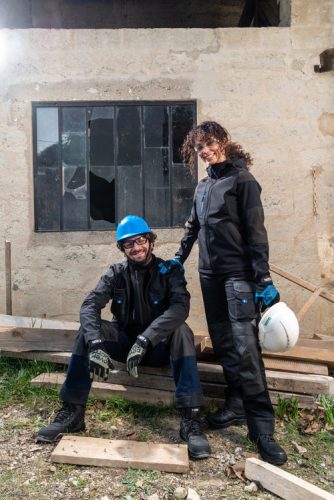 CASITA II FEKETE/KÉK NŐI DERÉKNADRÁG GRS_XL