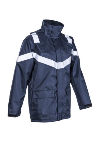 DAGDA SÖTÉTKÉK LÁNGÁLLÓ PU ESŐKABÁT_XL