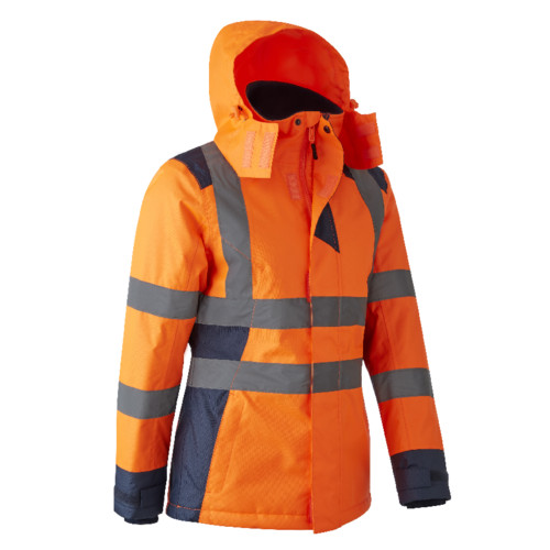 HORA FLUO NARANCS/SÖTÉTKÉK NŐI TÉLIKABÁT_XS